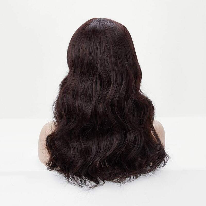 

Medium Wave Wig With Bangs, Brown
