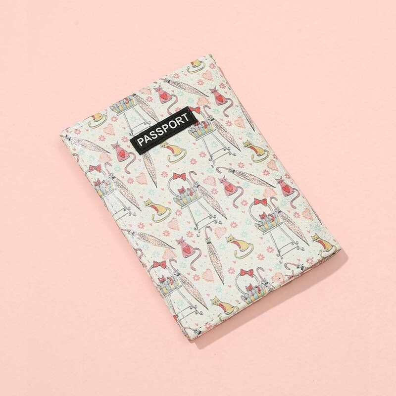 

Cartoon Pattern PU Purse, Multicolor