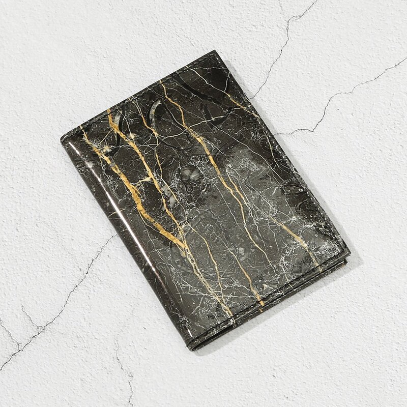 

Marbled Print PU Purse, Black