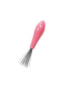 1 pieza Limpiador de cepillo de pelo de poliresina con mango, garras limpiadoras creativas para peines, herramienta de limpieza de cepillos de pelo, para cocina, baño, hogar, artículos del hogar, regalo navideño