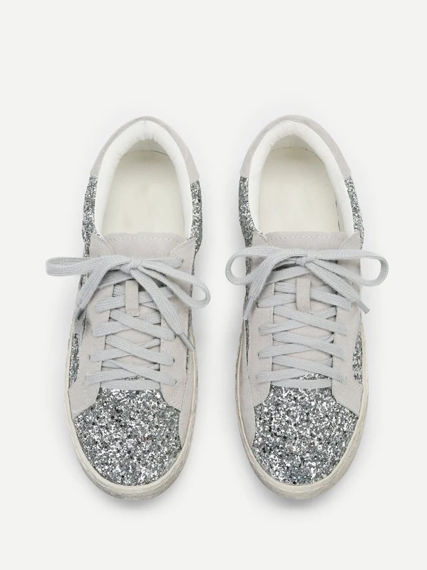 sparkly star sneakers
