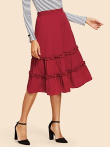 Frill Trim Skirt