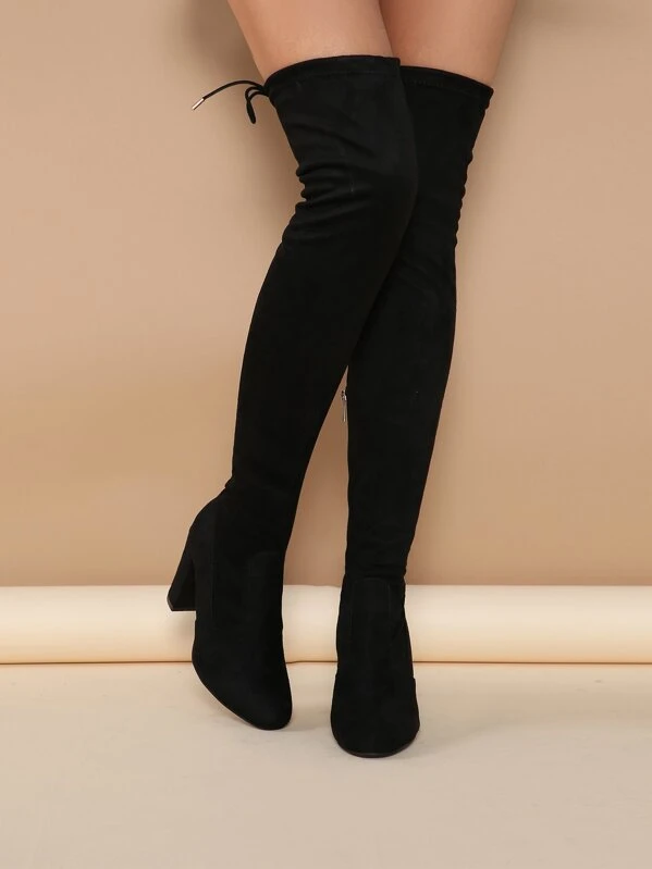 botas largas de tacon