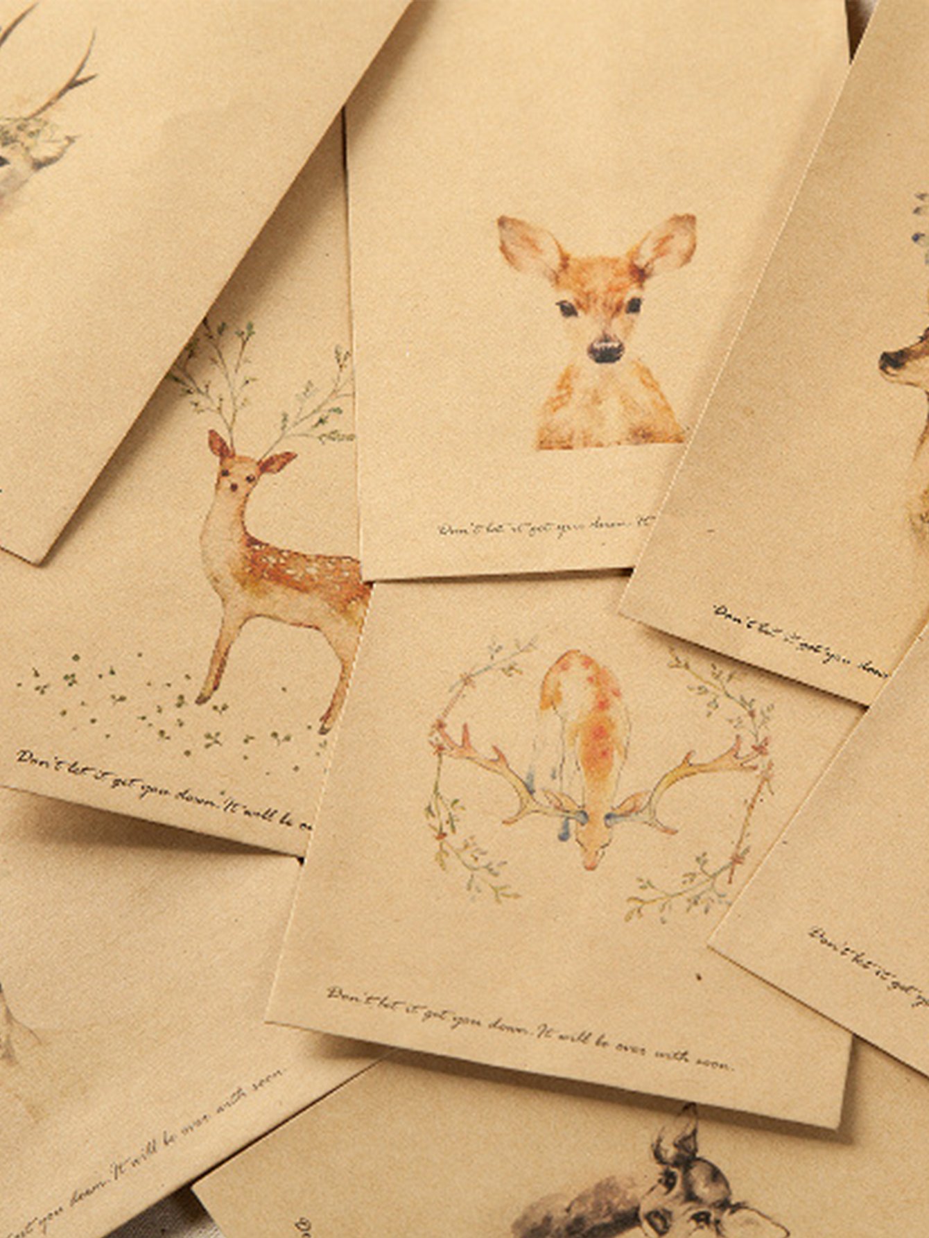 Unfinished paper mache deer head picture