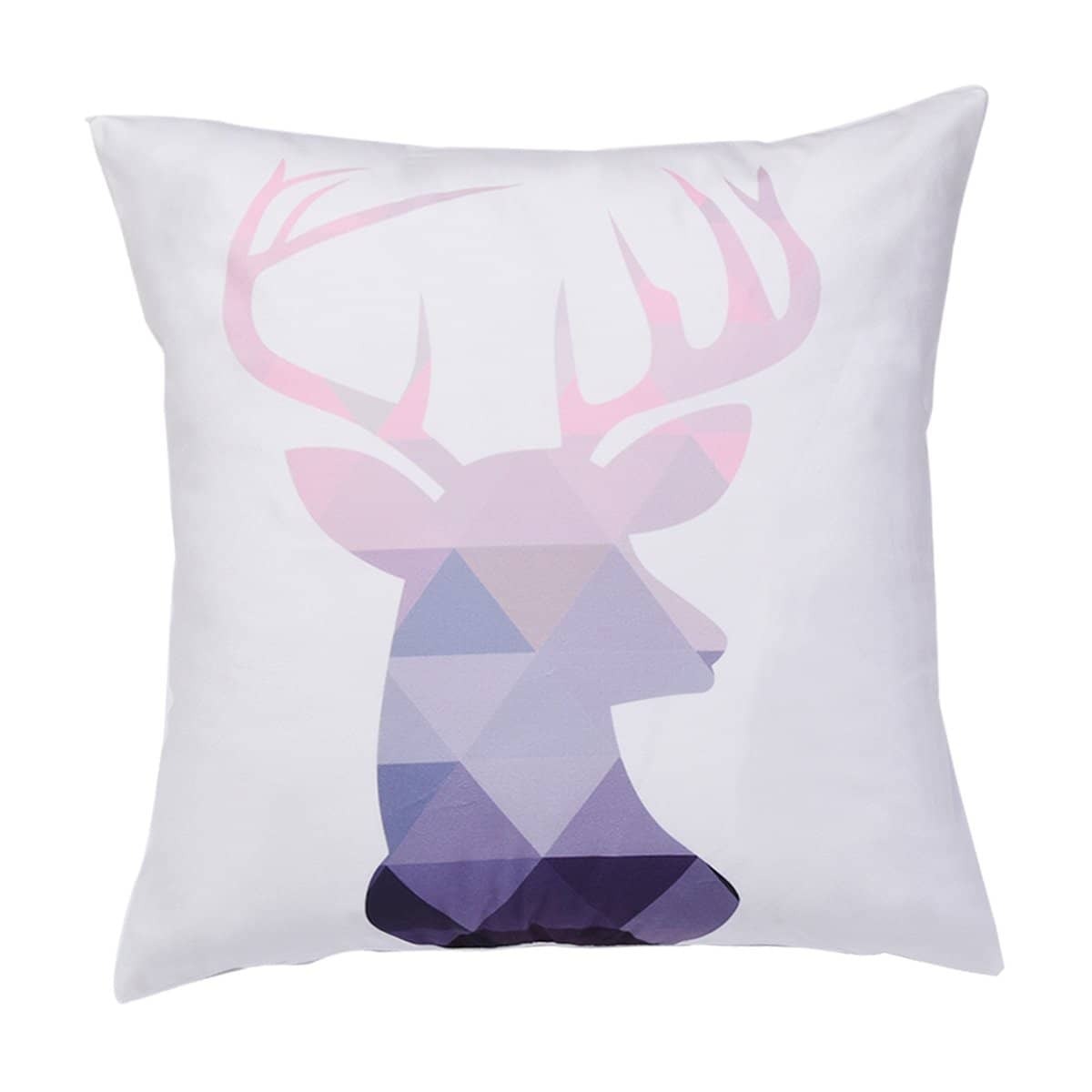 

Deer Print Cushion Cover 1PC, Multicolor