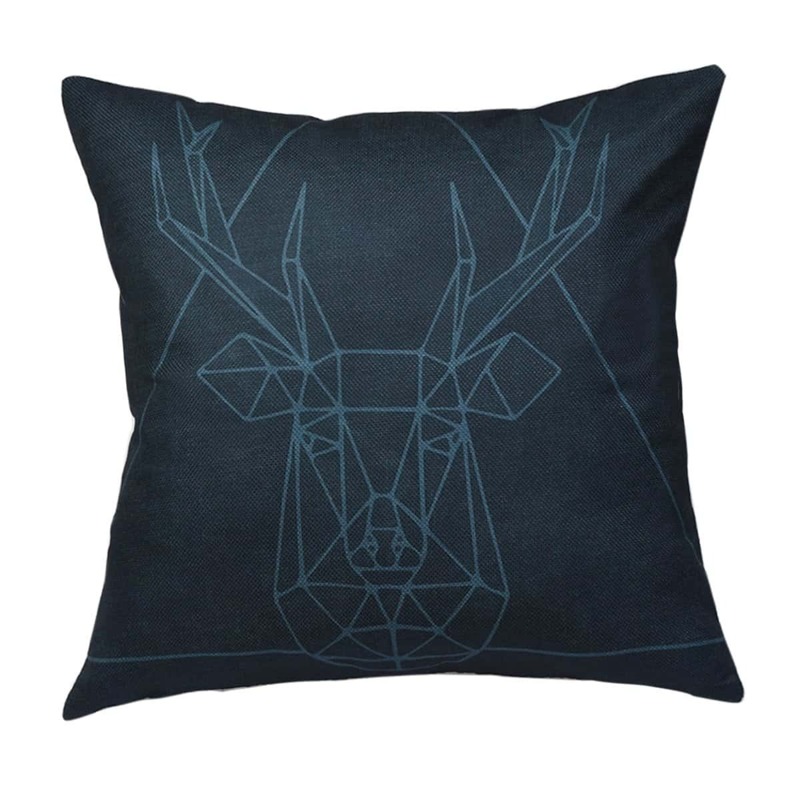 

Deer Print Cushion Cover 1PC, Multicolor