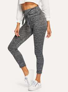 Knot Waist Skinny Leggings
