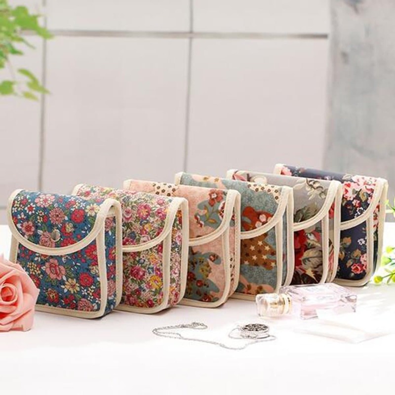 

Random Flower Print Mini Storage Bag 1pc, Multicolor