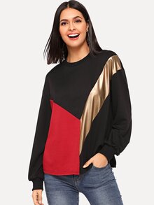 Color-Block Pullover