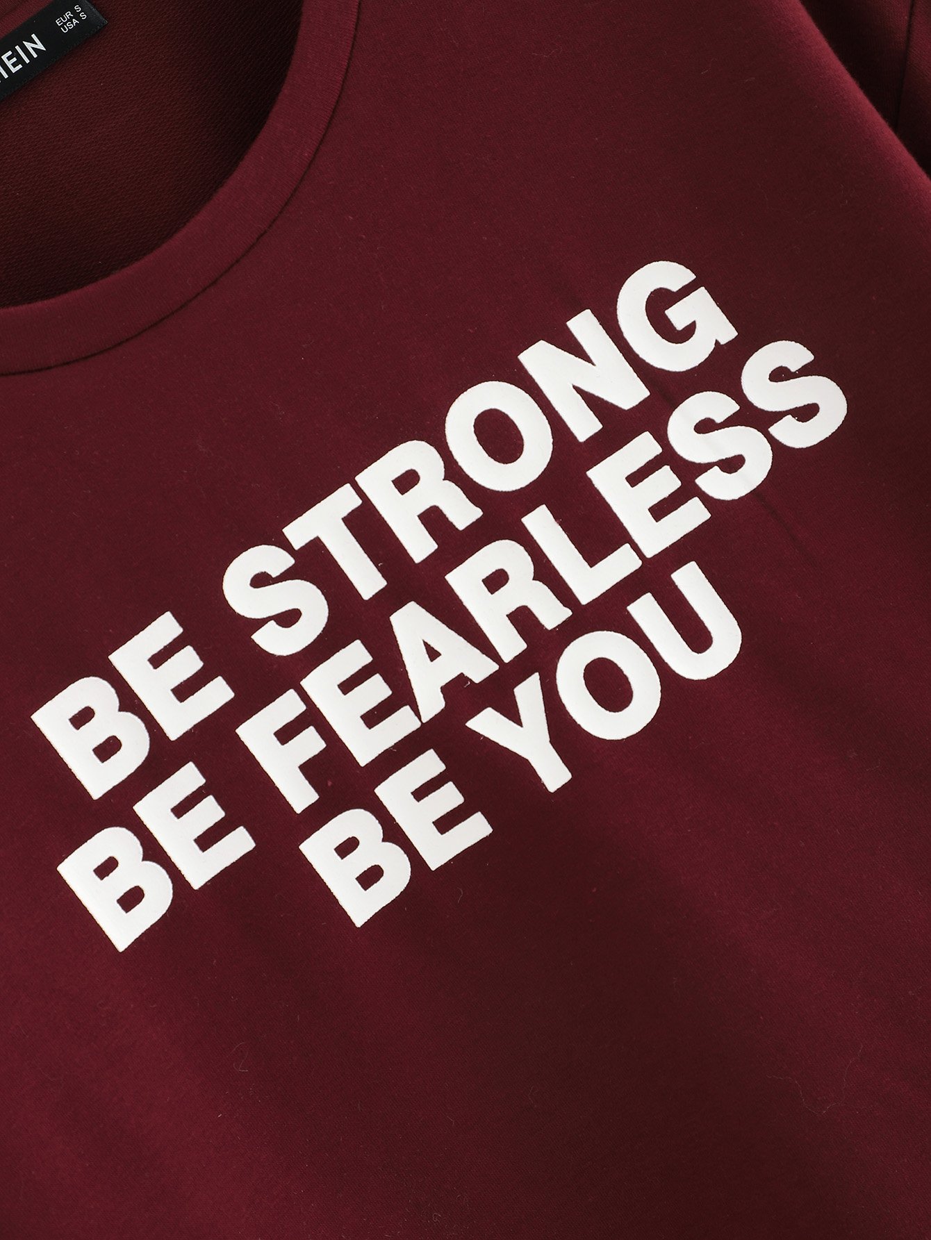 be fearless crop sweatshirt