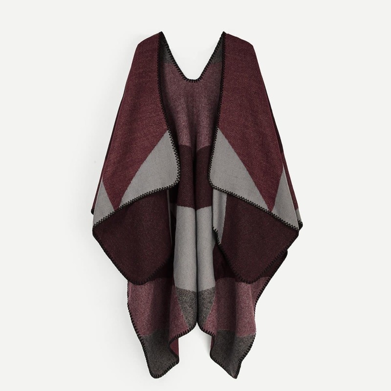 

Sew Seam Colorblock Scarf, Multicolor
