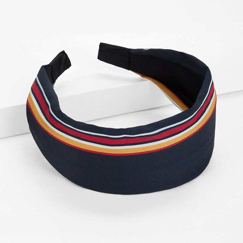 

Simple Wide Headband, Blue
