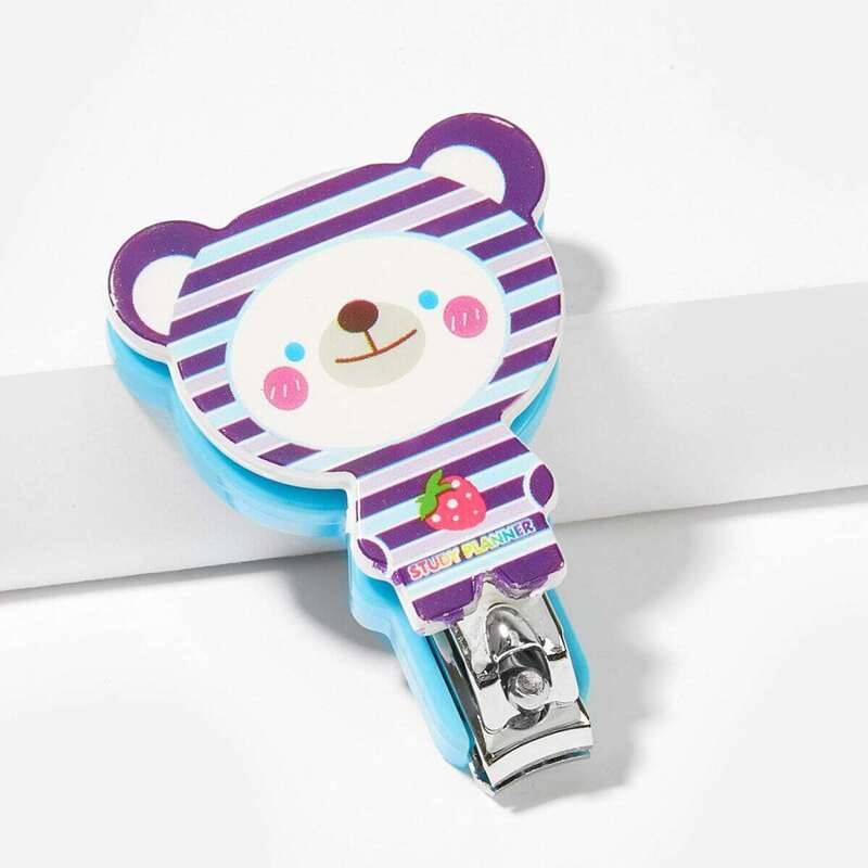 

Kids Cartoon Bear Shaped Nail Clipper, Multicolor