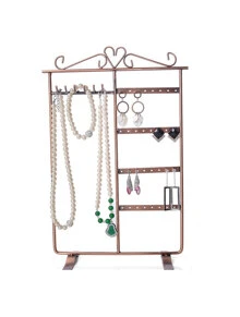 Vintage Jewelry Storage Rack - Brown - View 4