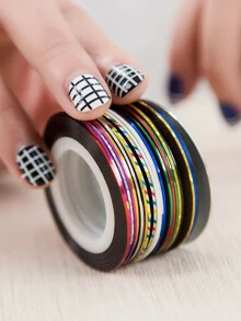Striping Tape Line Nail Sticker 30pcs