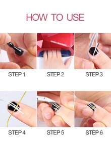 Striping Tape Line Nail Sticker 30pcs
