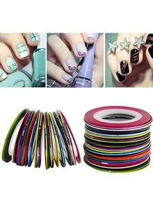 Striping Tape Line Nail Sticker 30pcs
