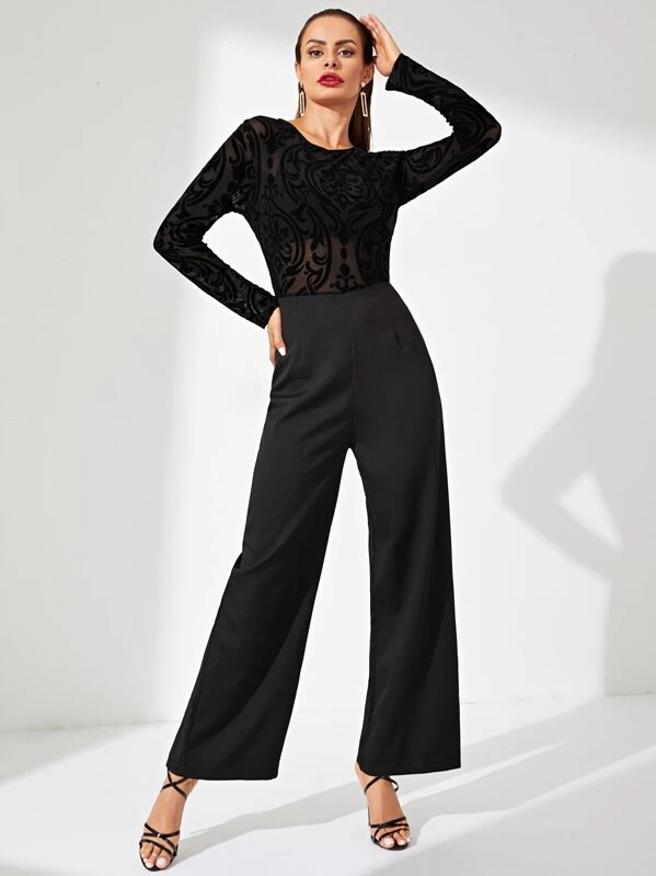 straight leg jumpsuit uk