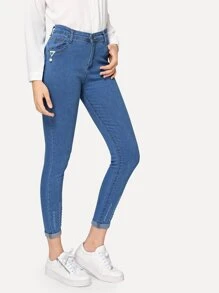 skinny roll up jeans