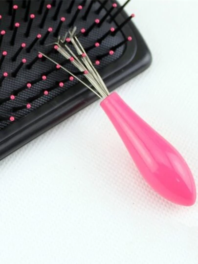 1 st Polyresin Handtag Hårborstrengöringsmedel, Creative Hair Comb Cleaning Claw Remover, Hårborsterengöringsverktyg, kök, badrum, hem, hushållsartiklar Jul för julklappsutdelning