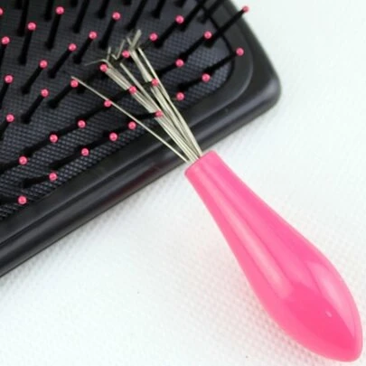1pc Polyresin Handle Hair Brush Cleaner, Creative Hair Comb Cleaning Claw Remover, Hair Brush Cleaning Tool,Kitchen,Bathroom,Home,Household Supplies Christmas For Holiday Gift Giving