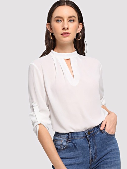 Choker Neck Solid Top pictures