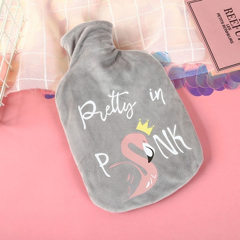 Flamingo Print Hot Water Bag