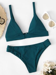 Ladder Cut-out Bikini Set