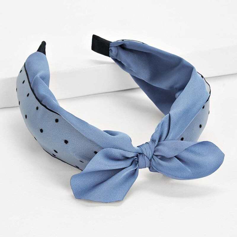 

Bow Decorated Headband, Blue