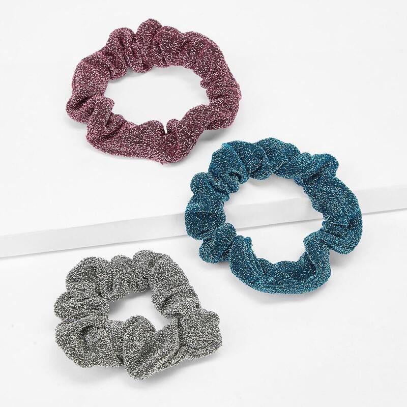 

Glitter Hair Tie 3pcs, Multicolor