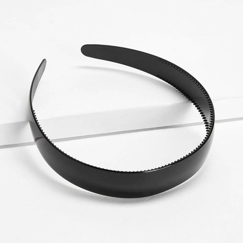 

Simple Plastic Headband, Black