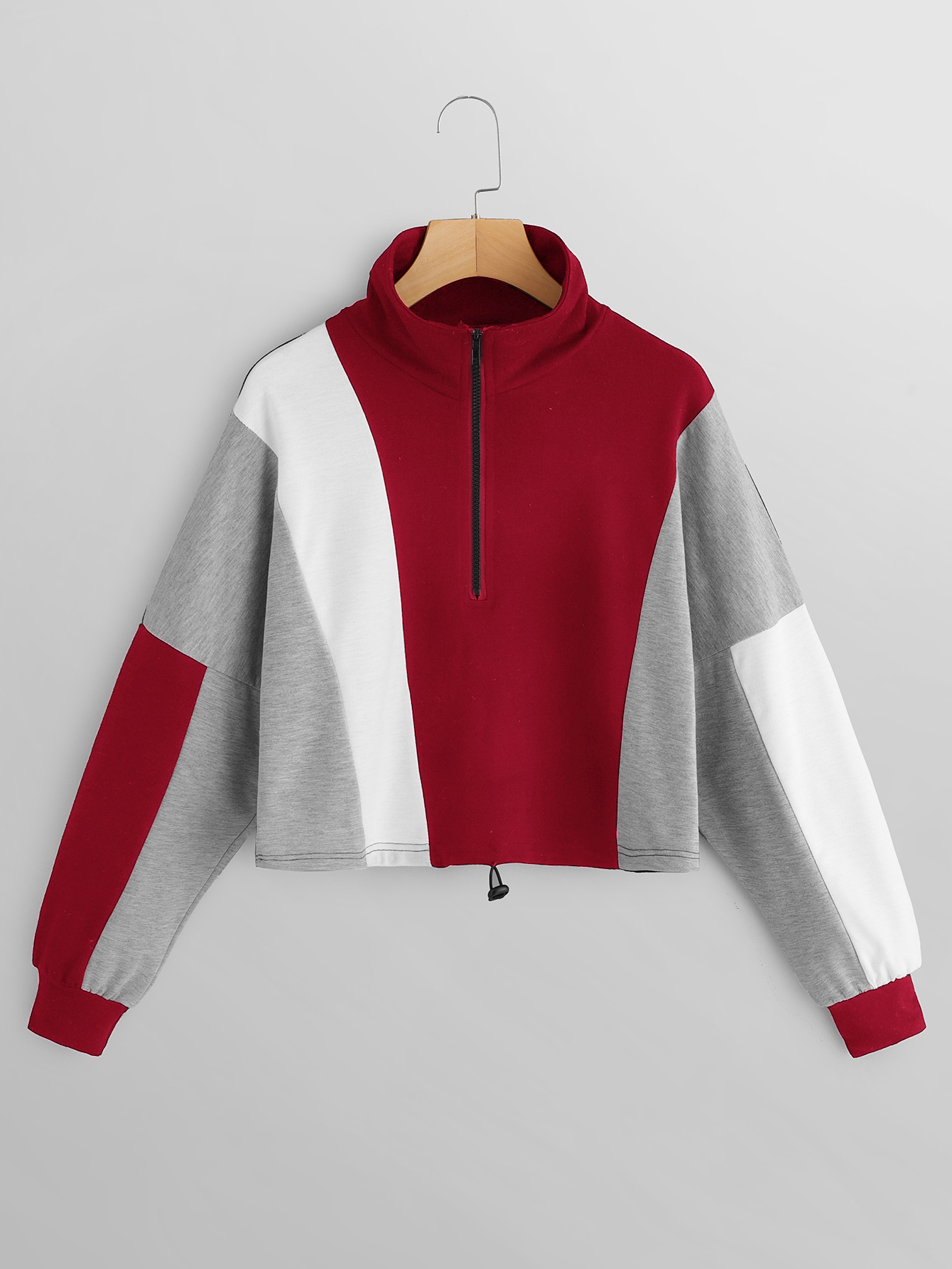 Half-zip Cut And Sew Sweatshirt for Sale Australia| New Collection