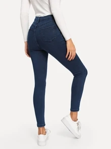 Flexra High-Rise High Stretch Ankle-Cut Skinny Jeans