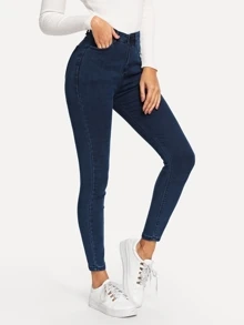 Flexra High-Rise High Stretch Ankle-Cut Skinny Jeans