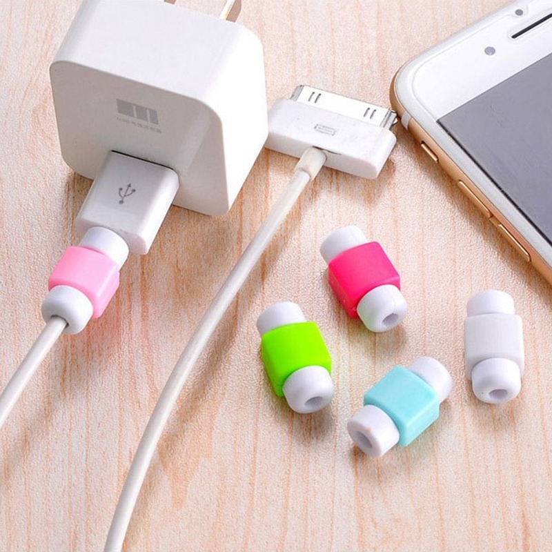 

Random Color Charger Cable Protector 5pcs, Multicolor
