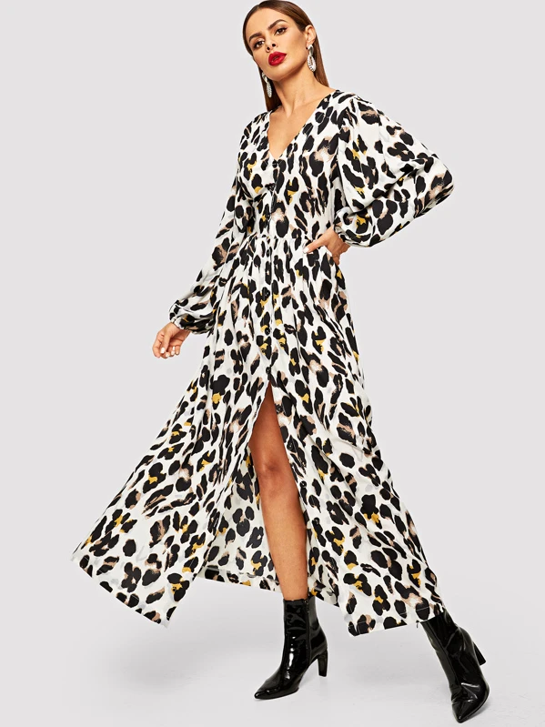 leopard print maxi dress australia