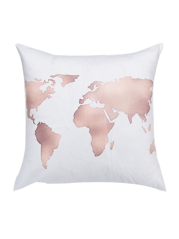 Cheap World Map Print Cushion Cover For Sale Australia Shein