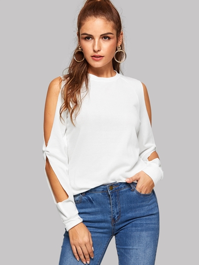 Solid Cut Out Tee pictures