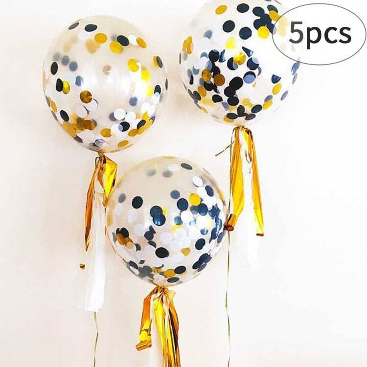 

Sequin Balloon With Tassel 10pcs, Multicolor