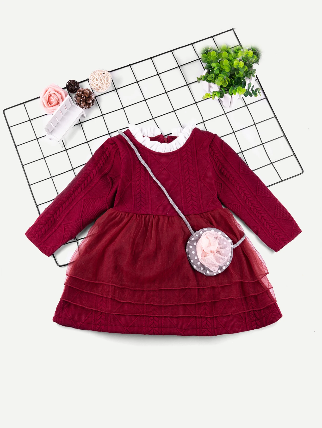 toddler cable knit sweater dress