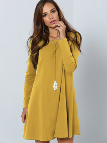 Solid Swing Tee Dress