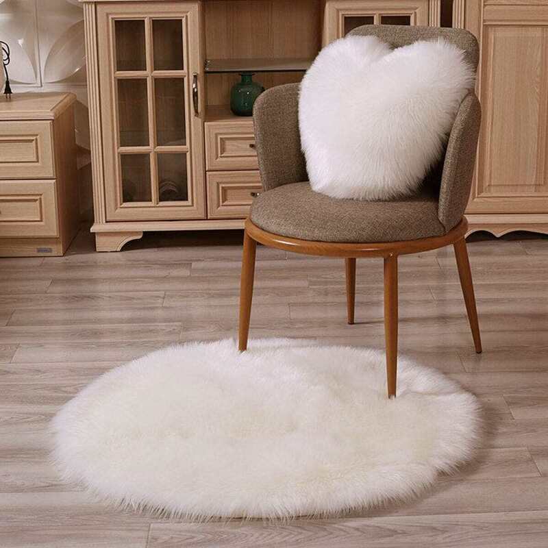 

Furry Floor Mat, White