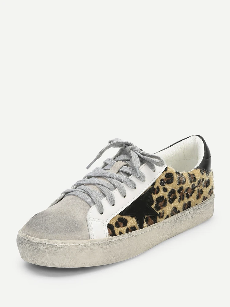 shein leopard sneakers
