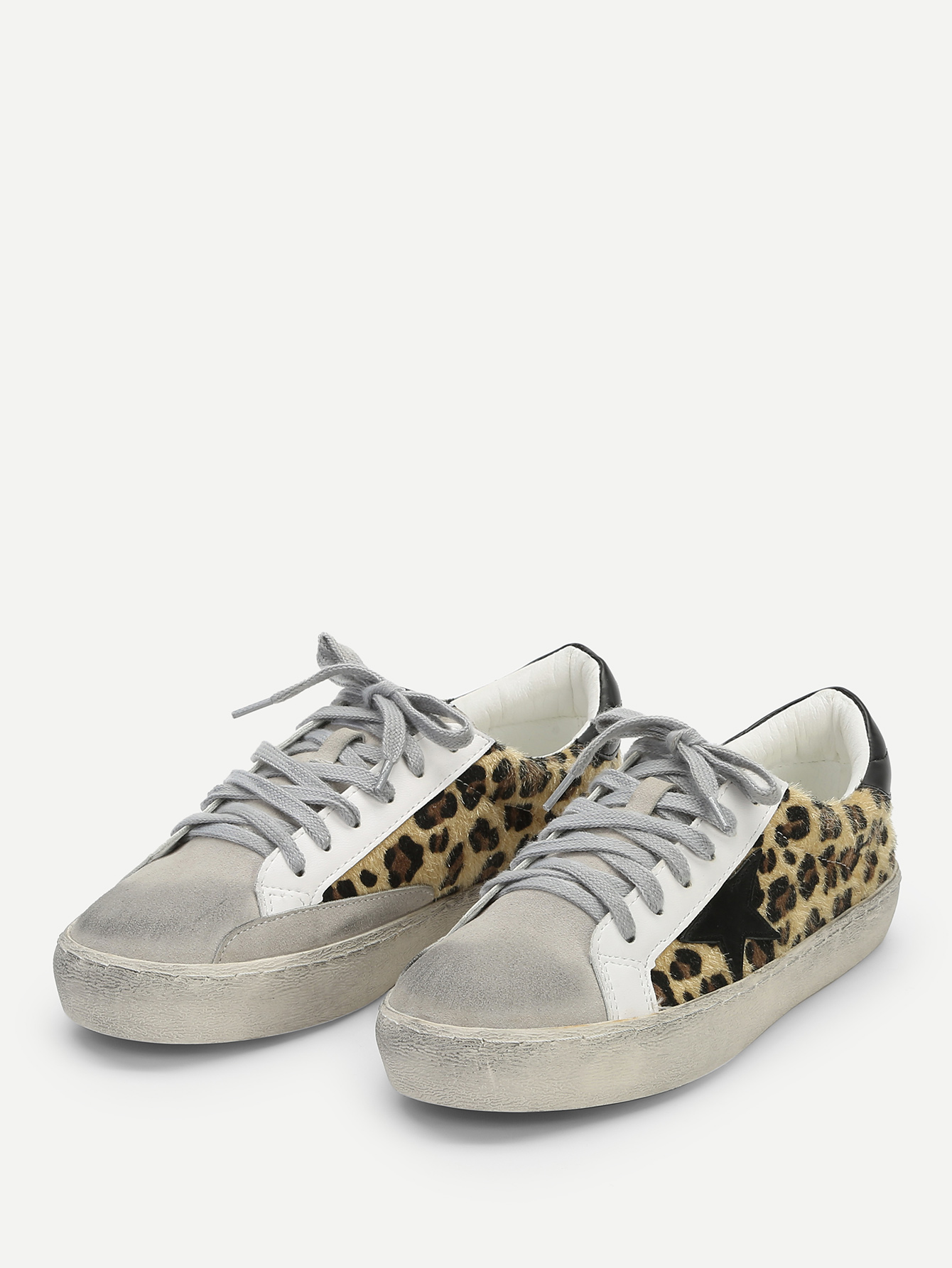 shein leopard sneakers