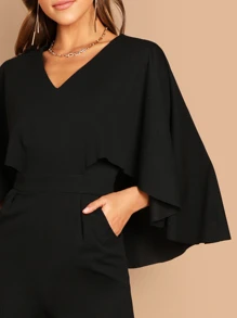 shein cape jumpsuit