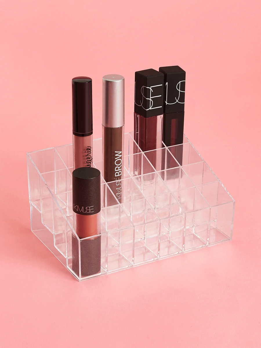 28 Grids Clear Lipstick Holder, 1pc Acrylic Lipgloss Lipstick Organizer And Storage Display Case For Lip Gloss, Plastic Makeup Organizer Lipstick Tubes, For Dresser, Bathroom, Vanity & Countertop,Room,Home,Bedroom,Bathroom,House,Pink Room,Living Room Decor,Travel Stuff,Gift Bag,Gifts For Mom,Dad,Men,Friends,Teacher,Birthday,Wedding,Desk,Shelves,Accessories,Gift Boxes,Funny Gift,Storage Bag,Room Decor, Bags,Makeup Bag,Vanity,Travel,Make Up Bag,Travel Essentials,Organizer,Storage,Travel Essential,Makeup Organizer,Makeup Bags,Make Up Organizer,Organiser,Toiletry Bag,Desk Organiser,Cosmetic Bag,Makeup Pouch,Make Up Organize,Vanity Accessories,Make Up Pouch,Make Up Bags,Jewellery Box,Pouch,Makeup Brush Holder,Brush Holder,Perfume Organiser,Pouch Bag