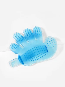 Five Finger Shampoo Massage Brush - Blue - View 1