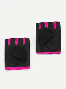 Palm Protect Exercise Gloves,Suitable For Cycling,Riding Motorcycle And Skiing - Black - View 3