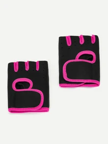 Palm Protect Exercise Gloves,Suitable For Cycling,Riding Motorcycle And Skiing - Black - View 2