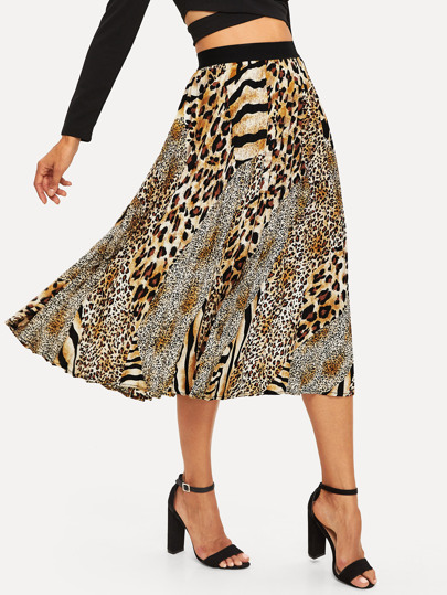 Animal Print Skirt pictures